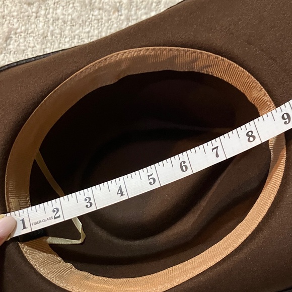 🍂 NWT BOHO COFFEE BROWN COWBOY HAT - Picture 8 of 12